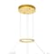 Cwi Lighting Guadiana 32 in LED Satin Gold Chandelier 1246P32-602 - alternate 4